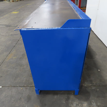 120"x27" x 42" H Tall Assembly Work Bench Storage Cabinet Welding Table 1/4" Top