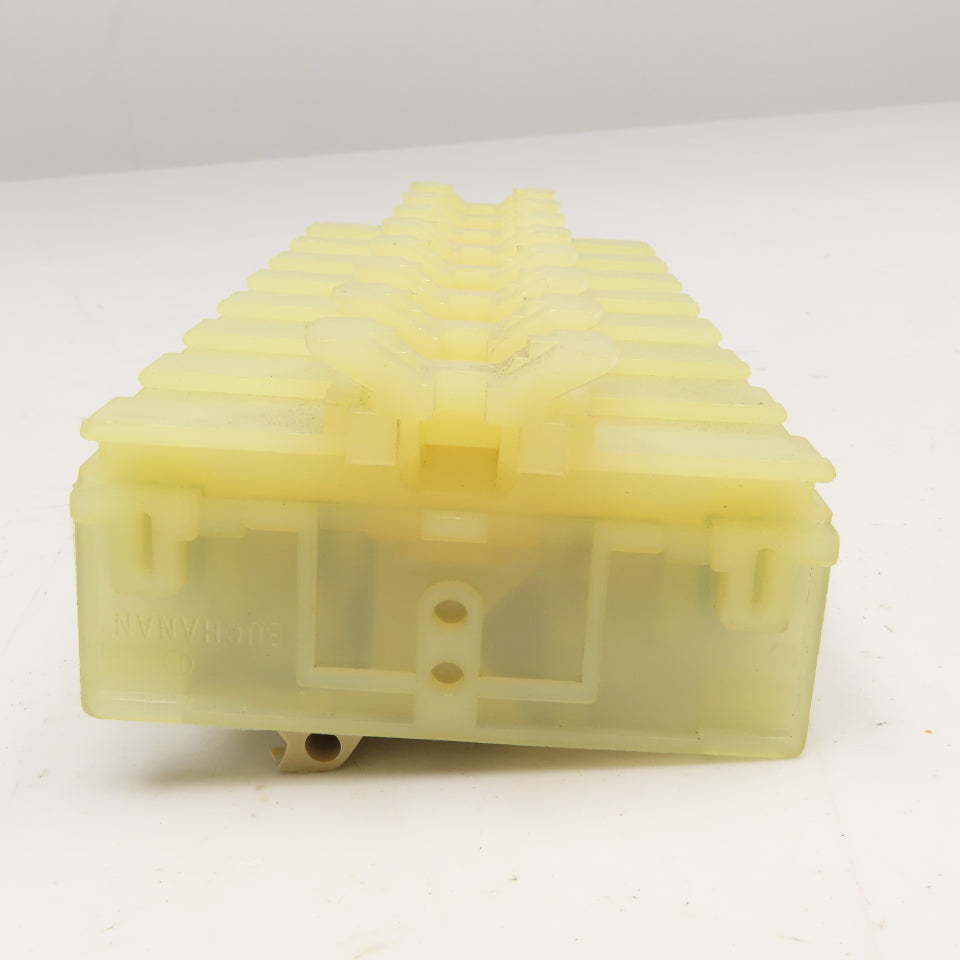 Buchanan 0312 Fused Terminal Block Assembly Din Mount 8 Pole