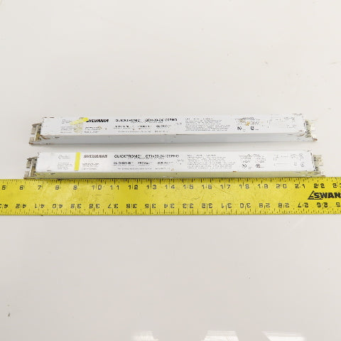 Sylvania QT1x39-24/120PHO 1-Lamp T5 HO Electronic Ballast 120V 0.35A Lot Of 2