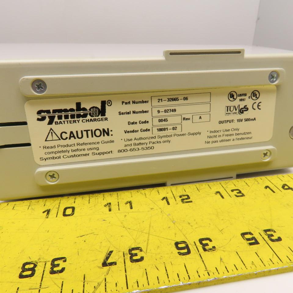 Symbol 21-32665-06 Barcode Scanner Battery Charger