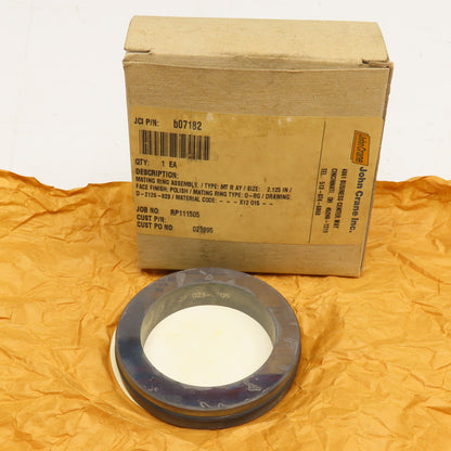 John Crane B07182 2.125" Polished Face Mating Ring Center O-Ring