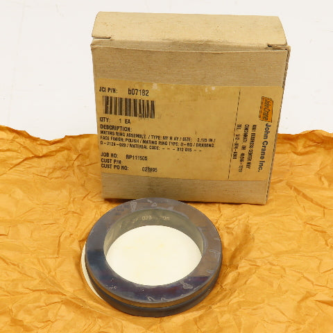 John Crane B07182 2.125" Polished Face Mating Ring Center O-Ring