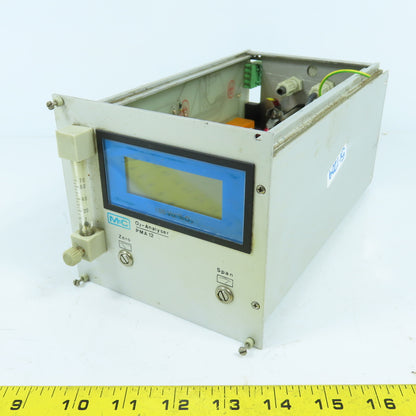 M & C Oxygen O2 Analyser PMA 12 115VAC 60HZ 3.5VA (No Cover) Sold for parts