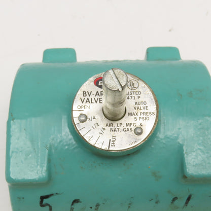 Eclipse BV-AR 2-1/2" NPT Air LP Nat Gas Auto Valve 5PSI Max