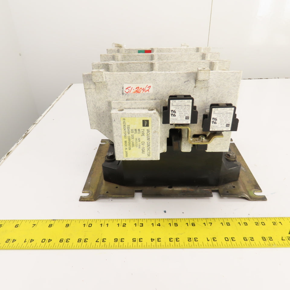 Toshiba CV-1GAU Vacuum Contactor 3PH 3-Pole 200-1500V Max 100-240VAC Control