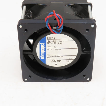 Ebm Papst 8112 K 8/16V DC Cooling Fan