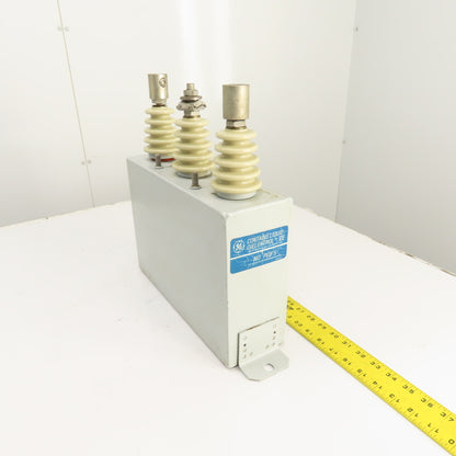 GE 54L303WS60 100kVAR Capacitor 2400V 3PH 60HZ 75A W/ Dielektrol VII