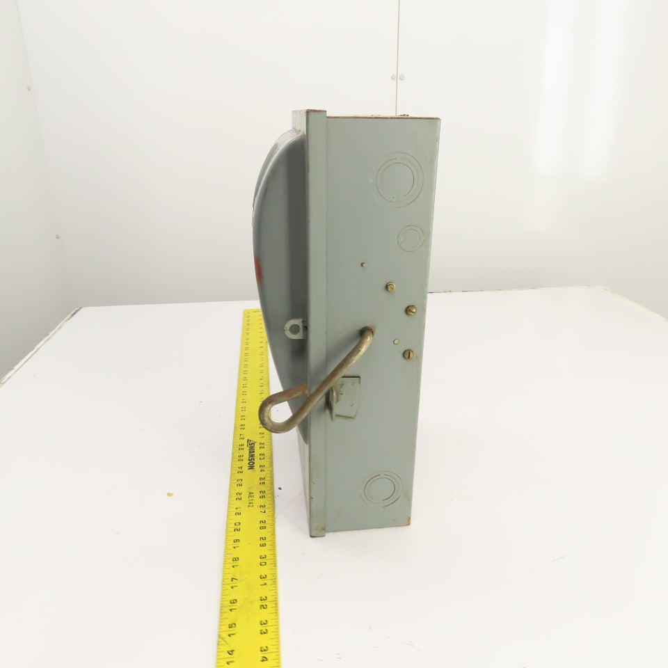 Westinghouse CAF-361 30A Fusible Heavy Duty Safety Disconnect Switch 600VAC 3P