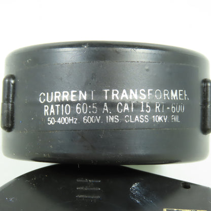 EIL 15 RT-600 60:5 Current Transformer 50-400HZ 600V Lot Of 2