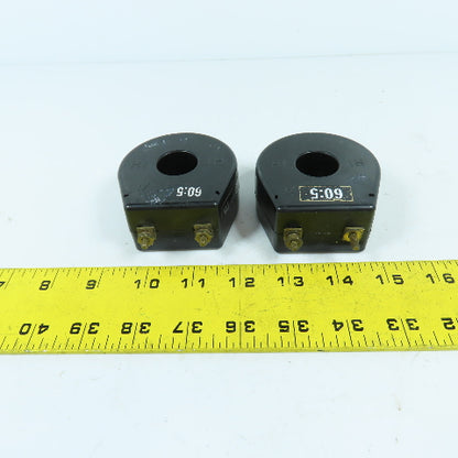 EIL 15 RT-600 60:5 Current Transformer 50-400HZ 600V Lot Of 2