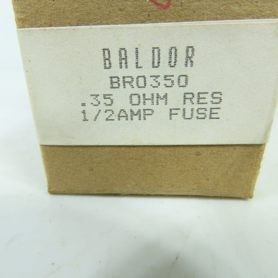 Baldor BR0350 Horsepower Resistor 0.35 Ohm & 0.5A Fuse Kit