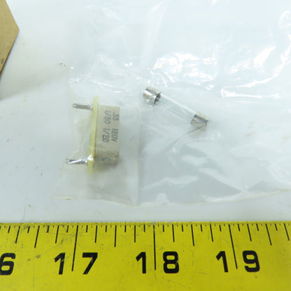 Baldor BR0350 Horsepower Resistor 0.35 Ohm & 0.5A Fuse Kit