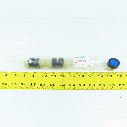 Siemens 3SB1001-0AF01 Blue Momentary Contact Push Button Lot Of 5 NEW