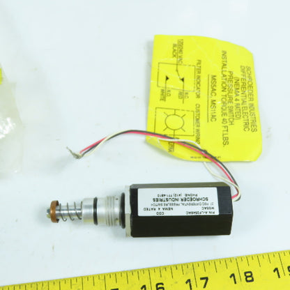 Schroeder A-LF-2548AC MS5AC Differential Pressure Switch 27PSID Nema 4