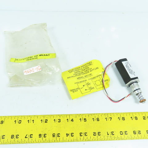 Schroeder A-LF-2548AC MS5AC Differential Pressure Switch 27PSID Nema 4