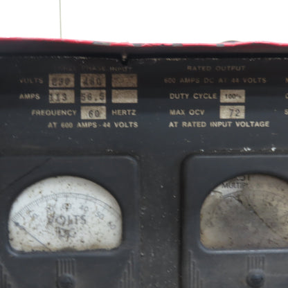 Lincoln DC-600 44V Idealarc Multi-Process DC Ark Welder 230/460V 3Ph 600A