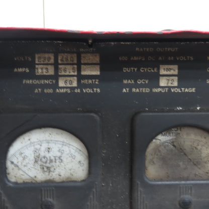 Lincoln DC-600 44V Idealarc Multi-Process DC Ark Welder 230/460V 3Ph 600A