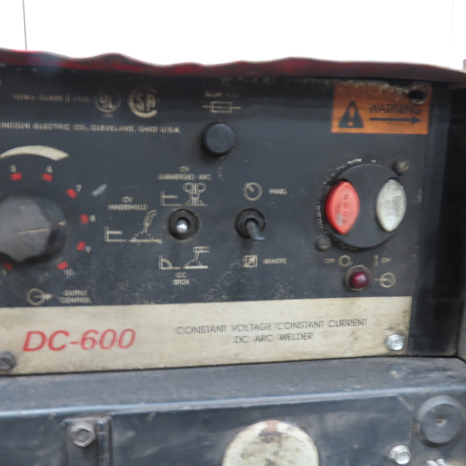 Lincoln DC-600 44V Idealarc Multi-Process DC Ark Welder 230/460V 3Ph 600A