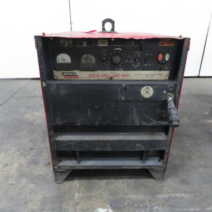 Lincoln DC-600 44V Idealarc Multi-Process DC Ark Welder 230/460V 3Ph 600A