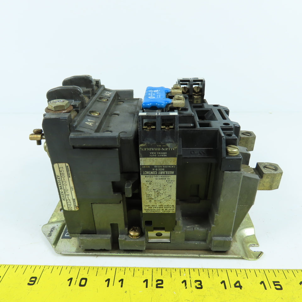 Allen Bradley 40421-470-02-0851 Size 2 Motor Starter Contactor 230V Coil 25HP