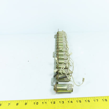 Ricoh Keiki 67697650 24VDC 7.2W Solenoid Coils Bank Of 14 & (1) 67697660