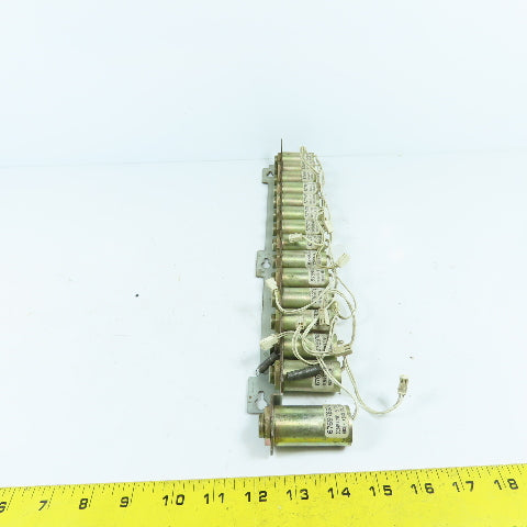 Ricoh Keiki 67697650 24VDC 7.2W Solenoid Coils Bank Of 14 & (1) 67697660