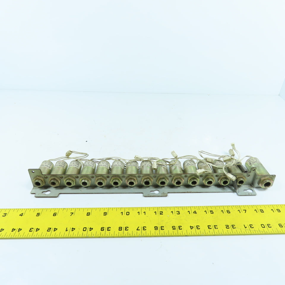 Ricoh Keiki 67697650 24VDC 7.2W Solenoid Coils Bank Of 14 & (1) 67697660