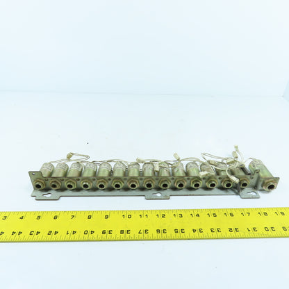 Ricoh Keiki 67697650 24VDC 7.2W Solenoid Coils Bank Of 14 & (1) 67697660