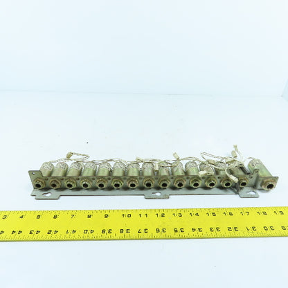Ricoh Keiki 67697650 24VDC 7.2W Solenoid Coils Bank Of 14 & (1) 67697660