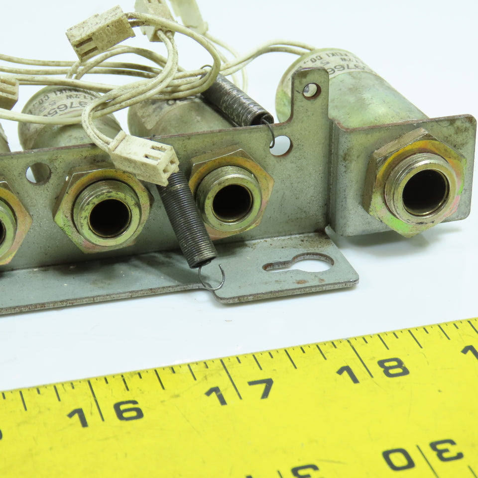 Ricoh Keiki 67697650 24VDC 7.2W Solenoid Coils Bank Of 14 & (1) 67697660