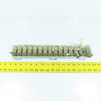 Ricoh Keiki 67697650 24VDC 7.2W Solenoid Coils Bank Of 14 & (1) 67697660