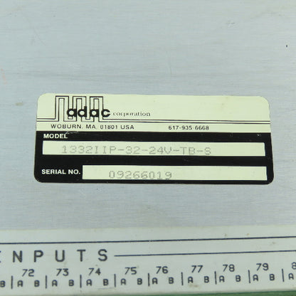 Adac Corporation 1332IIP-32-24V-TB-S High Density AC-DC Input Panel