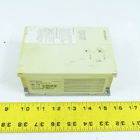 Mitsubishi FR-A024-0.1K Freqrol 0.1kW Inverter Drive 200-230V 3PH 0.2-400HZ