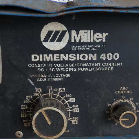 Miller Dimension 400 DC Arc Welding Power Source 36V 3Ph 200-230/460V