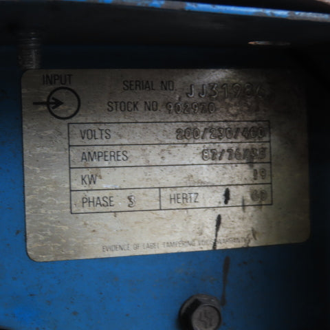 Miller Dimension 400 DC Arc Welding Power Source 36V 3Ph 200-230/460V