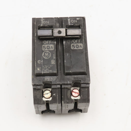 General Electric RT-660 Type THQB 50A 2 Pole Circuit Breaker 240V