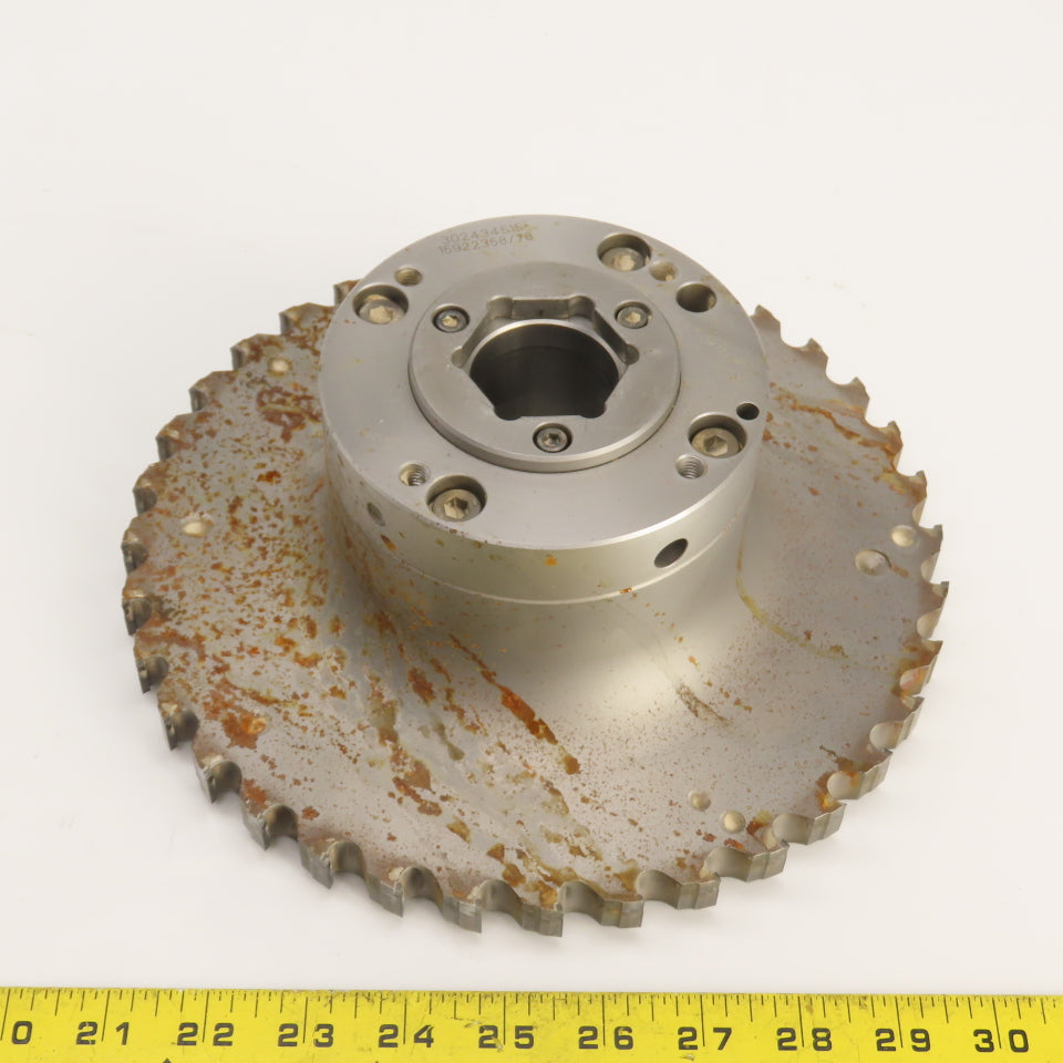 Leuco 302434515 Hydro Clamping Bushing W/ Hexagonal Top & 250 x 15 x 60mm Cutter