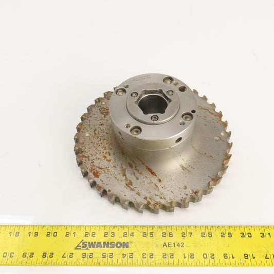 Leuco 302434515 Hydro Clamping Bushing W/ Hexagonal Top & 250 x 15 x 60mm Cutter