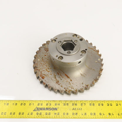 Leuco 302434515 Hydro Clamping Bushing W/ Hexagonal Top & 250 x 15 x 60mm Cutter