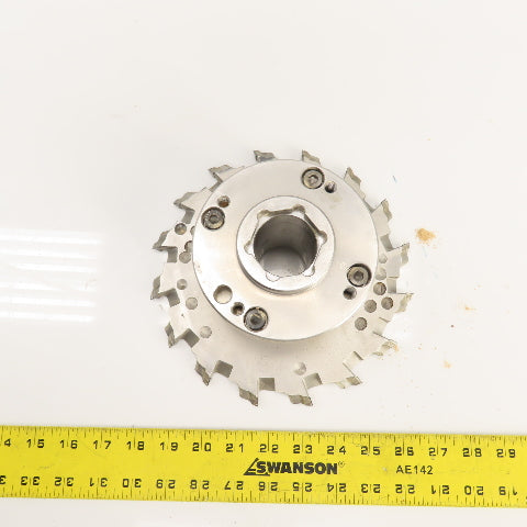 Leuco 01426510 Hydro Clamping Bushing W/ Hexagonal Top & 220 x 96 x 40mm Cutter