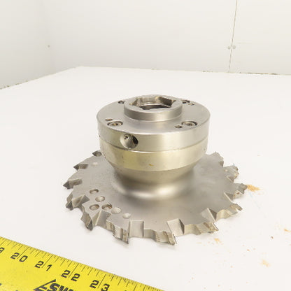 Leuco 01426510 Hydro Clamping Bushing W/ Hexagonal Top & 220 x 96 x 40mm Cutter