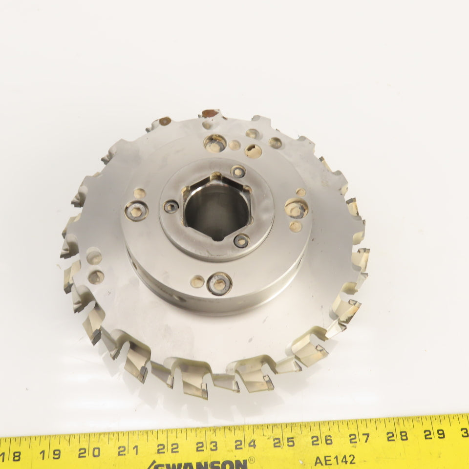 Leuco 01418794 Hydro Clamping Bushing W/ Hexagonal Top & 220 x 96 x 40mm Cutter