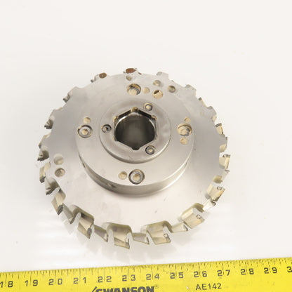 Leuco 01418794 Hydro Clamping Bushing W/ Hexagonal Top & 220 x 96 x 40mm Cutter