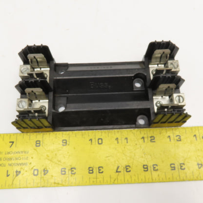 Buss H60030-2C 600V 30A 2 Pole Class H Fuse Holder Lot Of 6