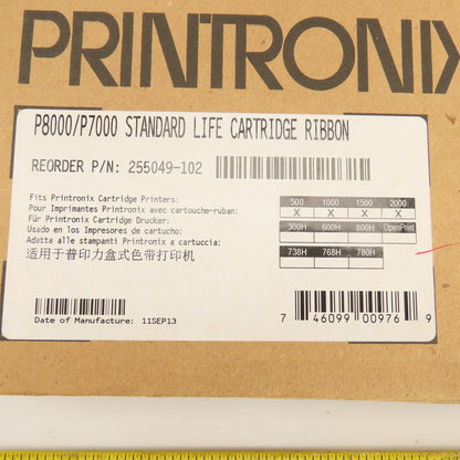 Printronix 255049-102 Ribbon Cartridge Standard Life P8000/P7000/N7000