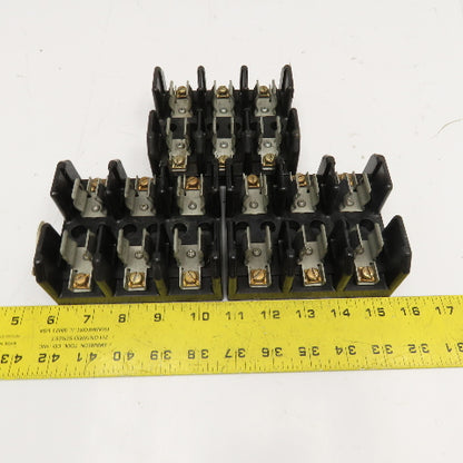 USD J60030 30A 600V 3 Pole Class J Fuse Holder Lot Of 3