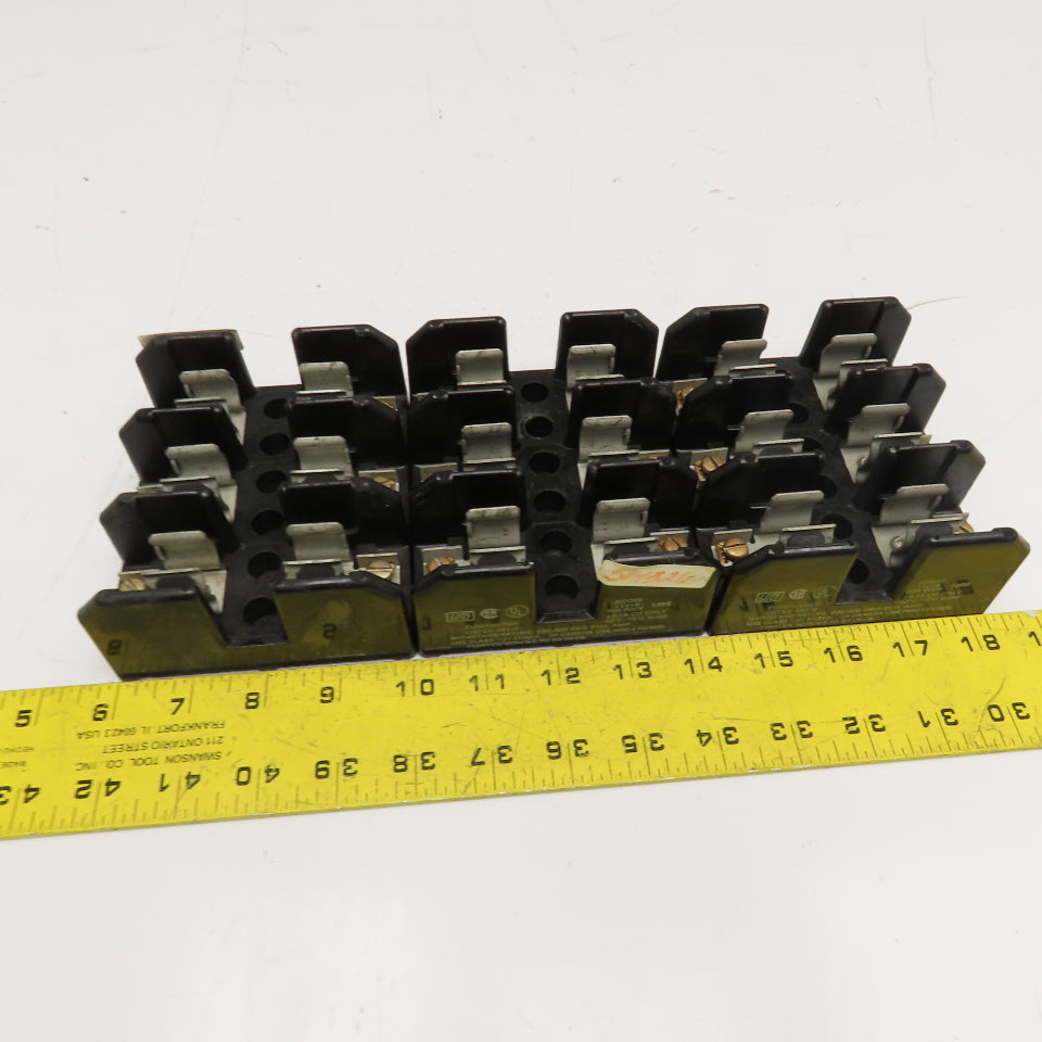 USD J60030 30A 600V 3 Pole Class J Fuse Holder Lot Of 3