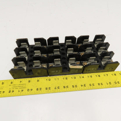 USD J60030 30A 600V 3 Pole Class J Fuse Holder Lot Of 3