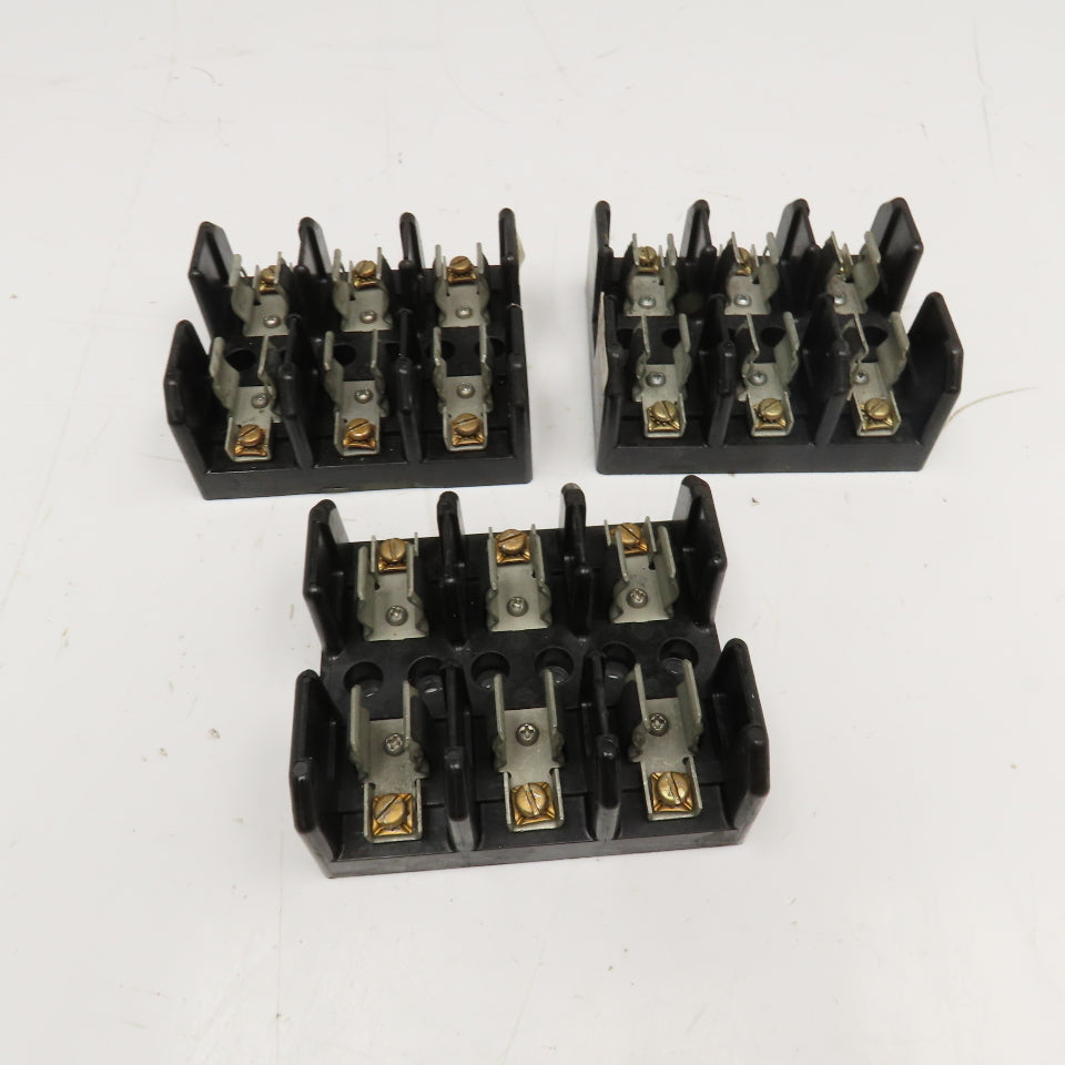 USD J60030 30A 600V 3 Pole Class J Fuse Holder Lot Of 3