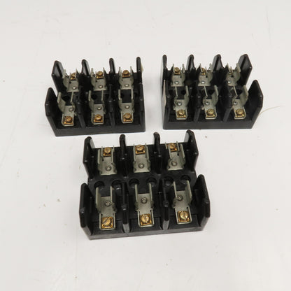 USD J60030 30A 600V 3 Pole Class J Fuse Holder Lot Of 3